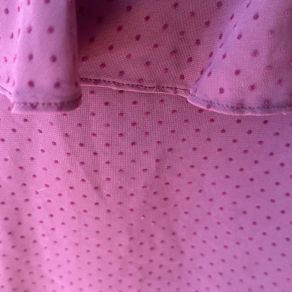 Burgundy Ruffle Dress - Picture 2 of 5